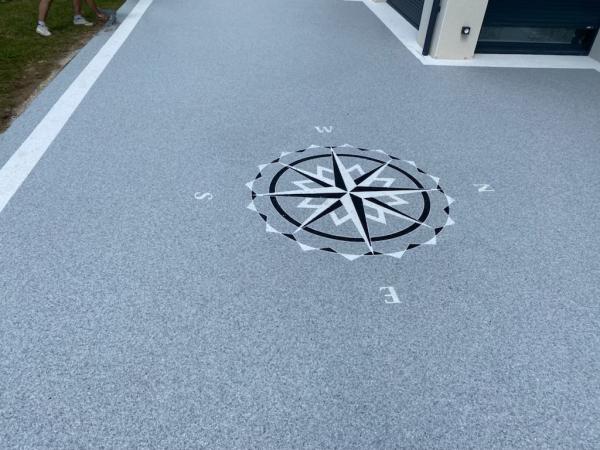 TERRASSE EN RESINE DE MARBRE